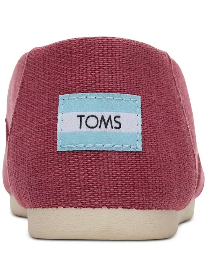 Женские балетки Alpargata Heritage Canvas Toms — изображение 3 из 6, белый