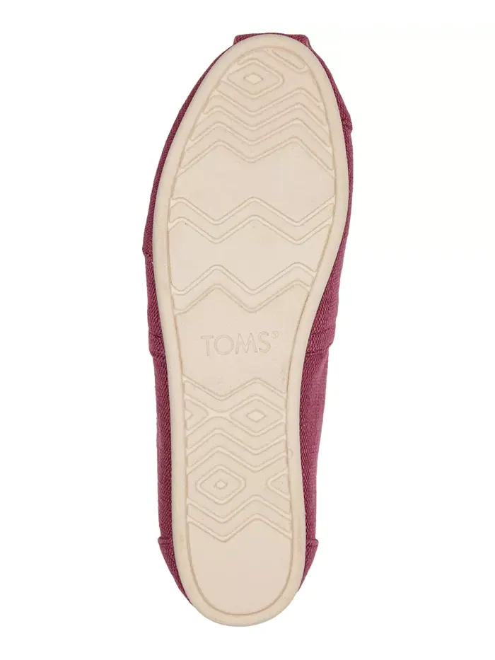 Женские балетки Alpargata Heritage Canvas Toms — изображение 5 из 6, белый