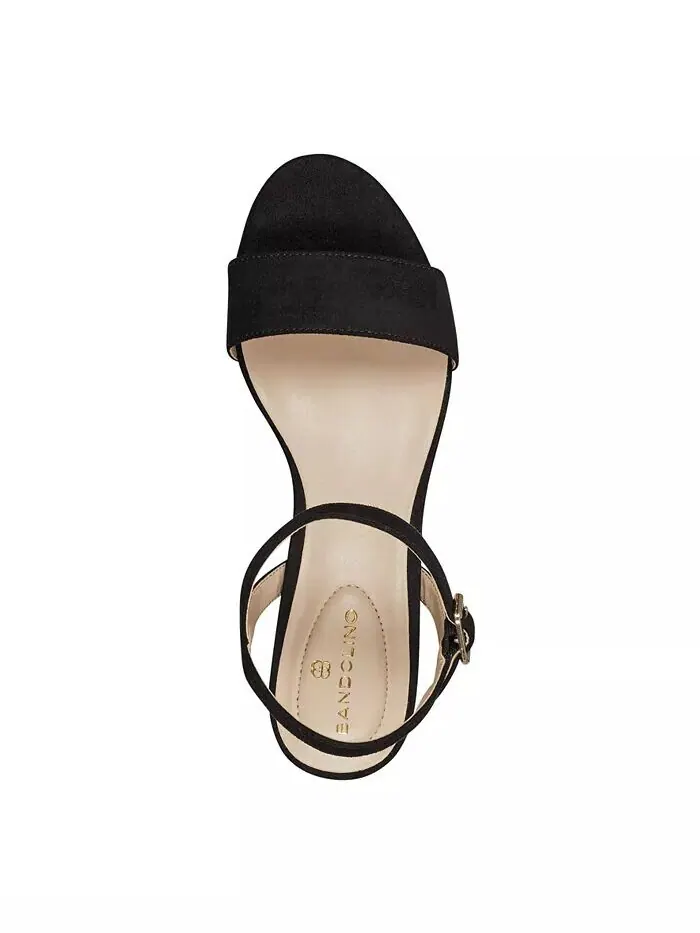 Женские босоножки на платформе Pennie Block Heel Dress Sandals Bandolino — изображение 4 из 5, черный