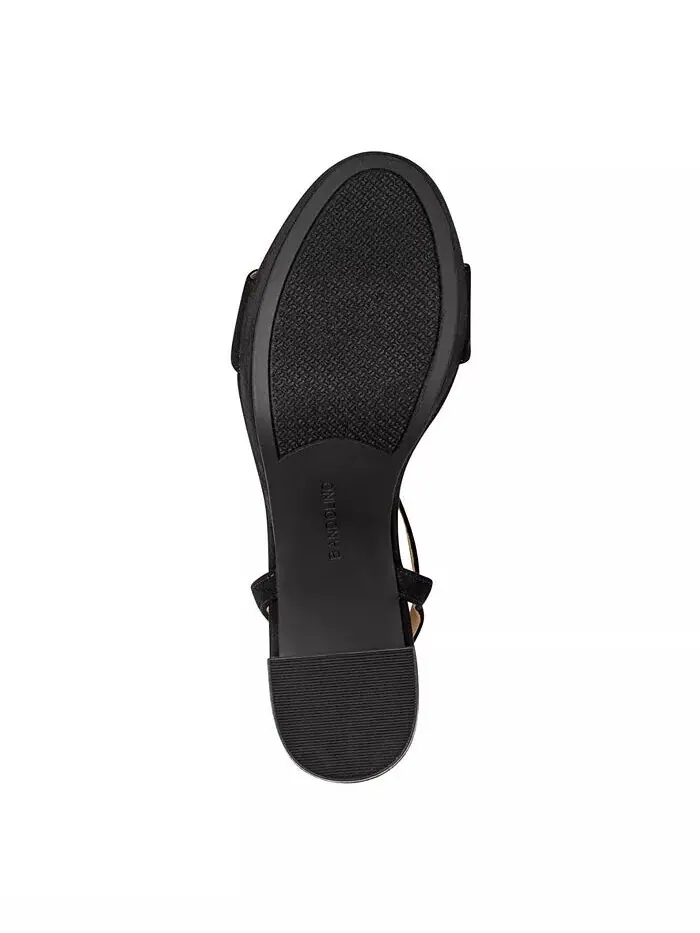 Женские босоножки на платформе Pennie Block Heel Dress Sandals Bandolino — изображение 5 из 5, черный