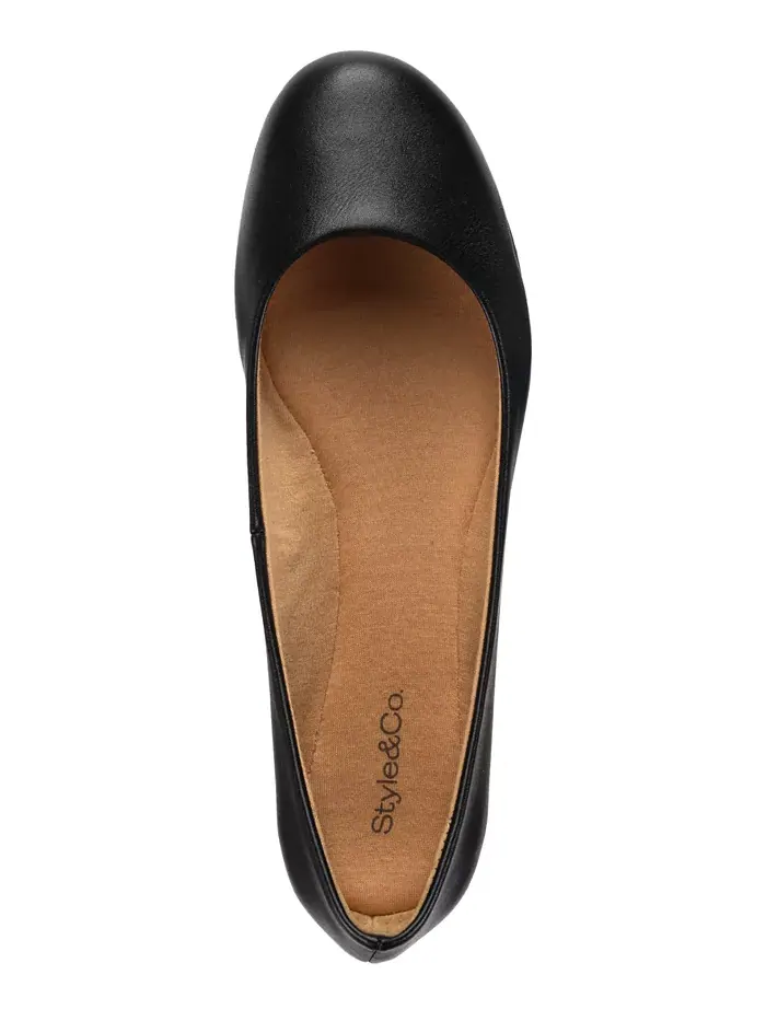 Женские балетки Elsaa Cushioned Insoles Style & Co — изображение 9 из 11, черный