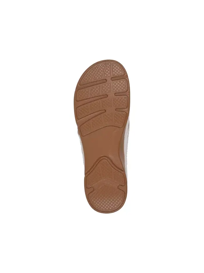 Женские плоские сандалии Amari Flower на тонкой подошве GC Shoes — изображение 5 из 5, белый