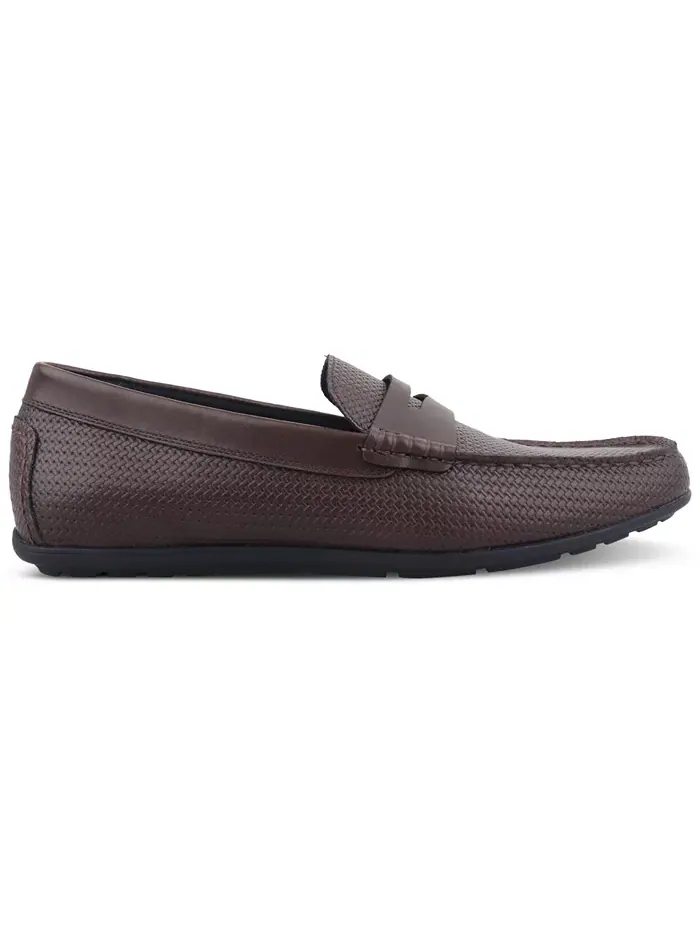 Мужские лоферы Masonn Slip-On Penny Driving Alfani — изображение 2 из 5, классический коричневый