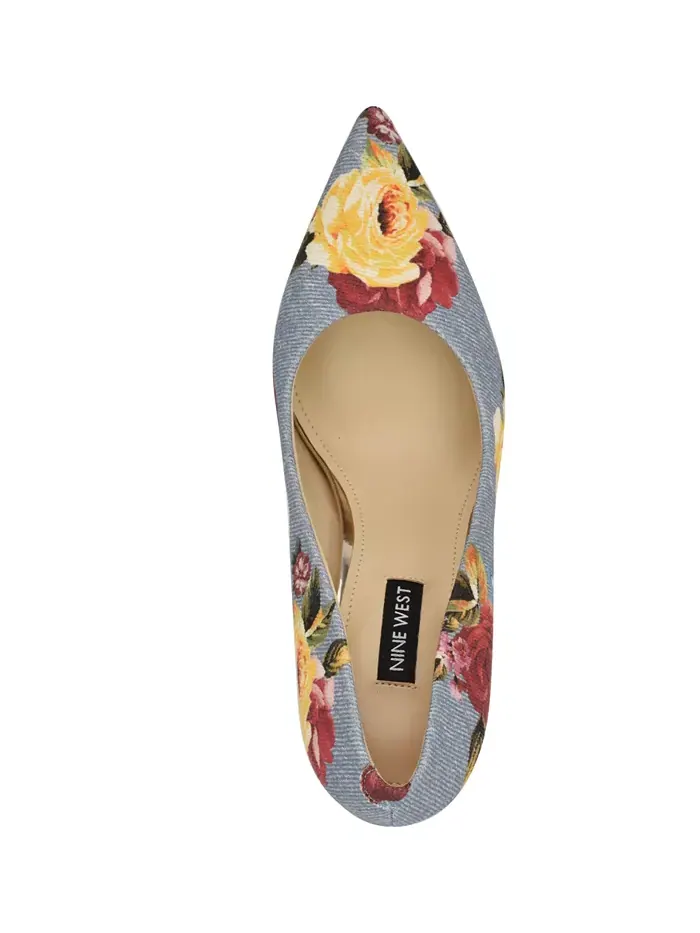 Женские туфли-лодочки на шпильке без застежек Nine West — изображение 4 из 5, мульти