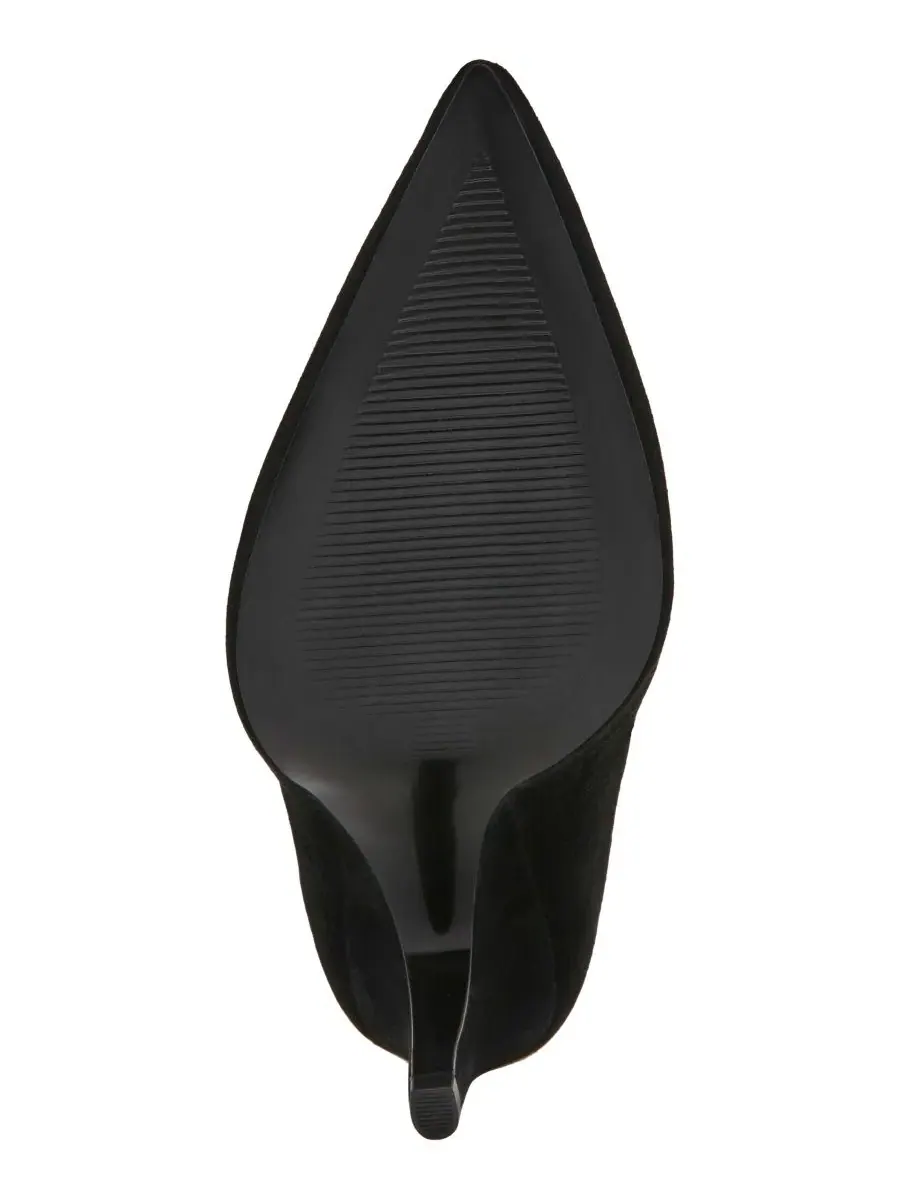 Ботильоны на каблуке-шпильке с зауженным носком Elora Stiletto Slouch Steve Madden — изображение 5 из 7, черный