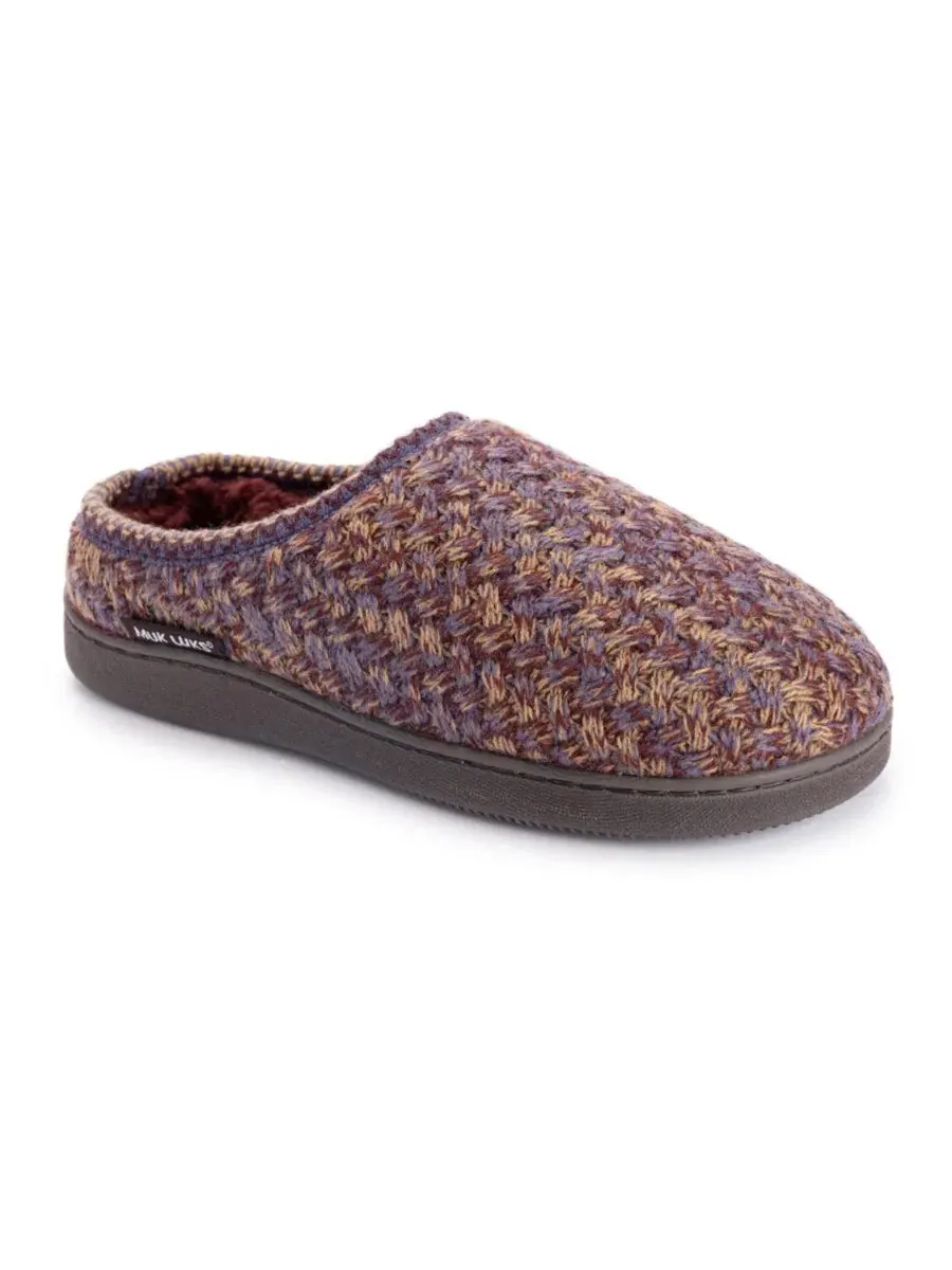 Женские сабо-мокасины Brook с отделкой из искусственного меха MUK LUKS