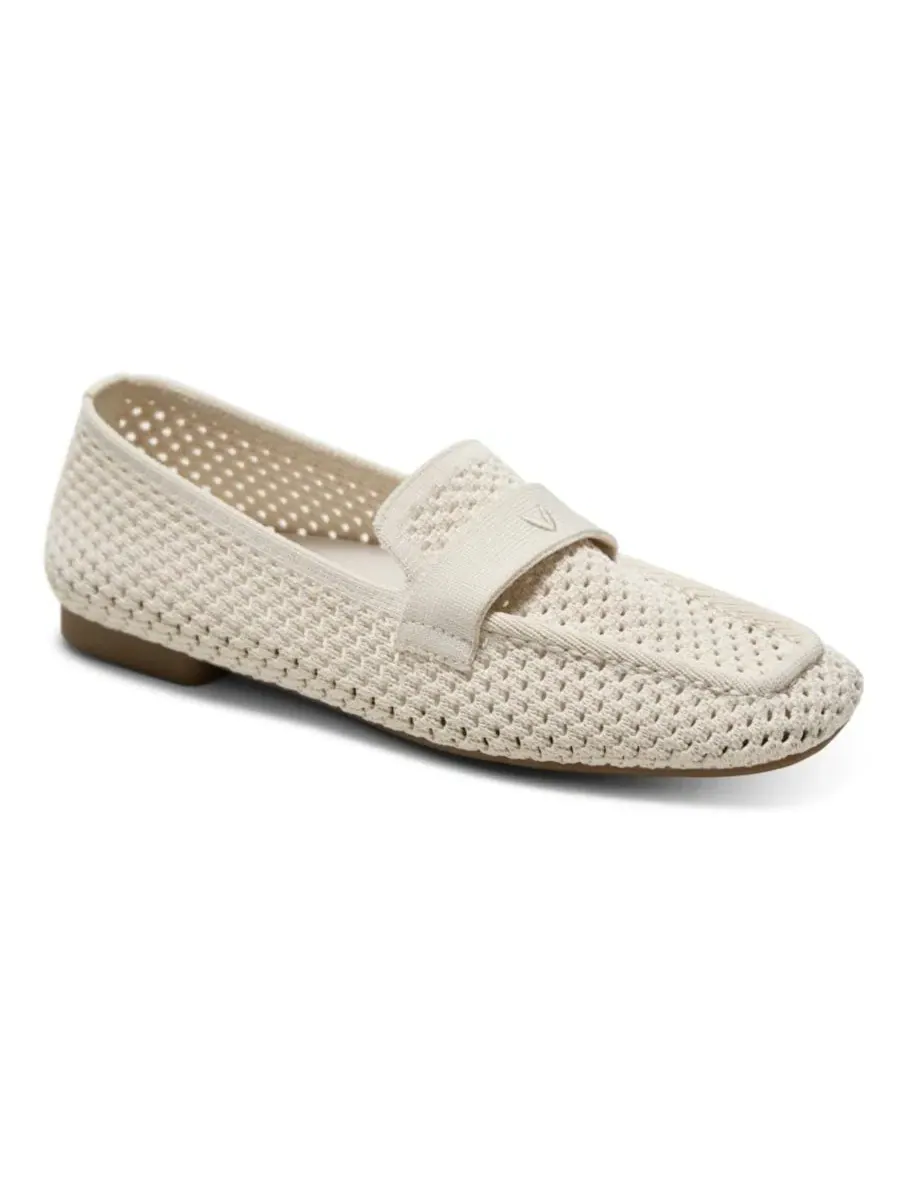 Лоферы женские с квадратным носком Silvie Square-Toe Icon VIVAIA, Pale Apricot Mesh