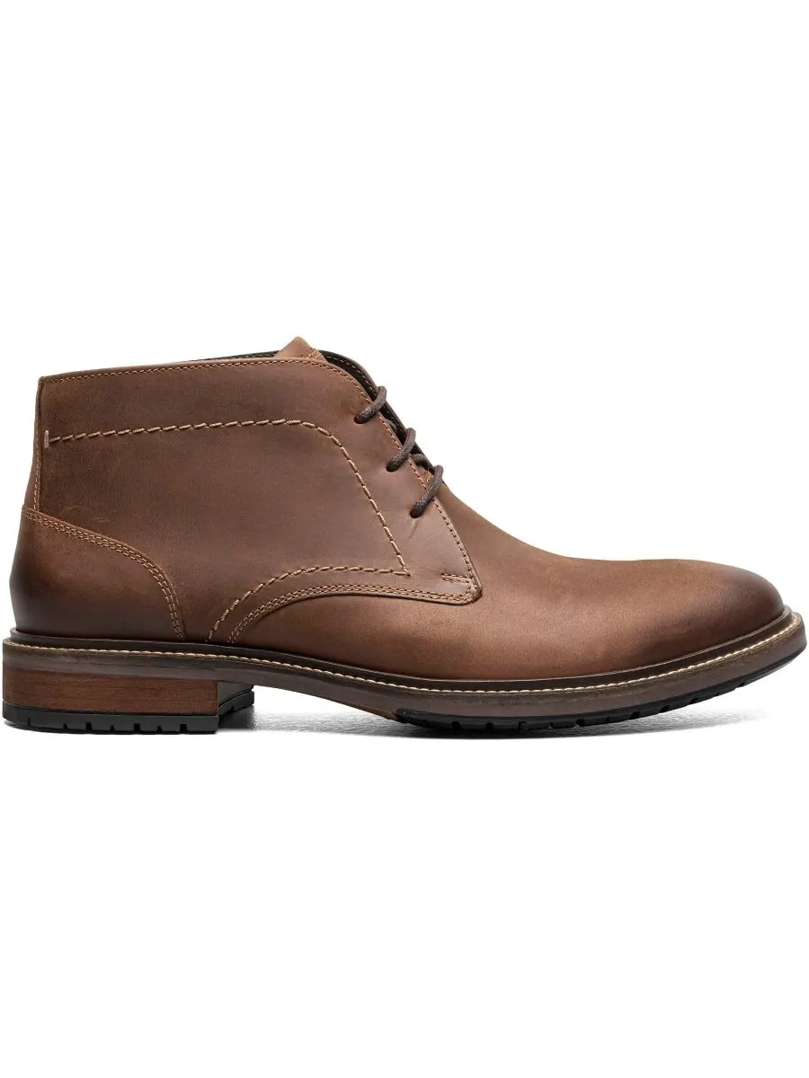 Мужские ботинки-чукка Forge с гладким носком Florsheim — изображение 2 из 8, коричневый