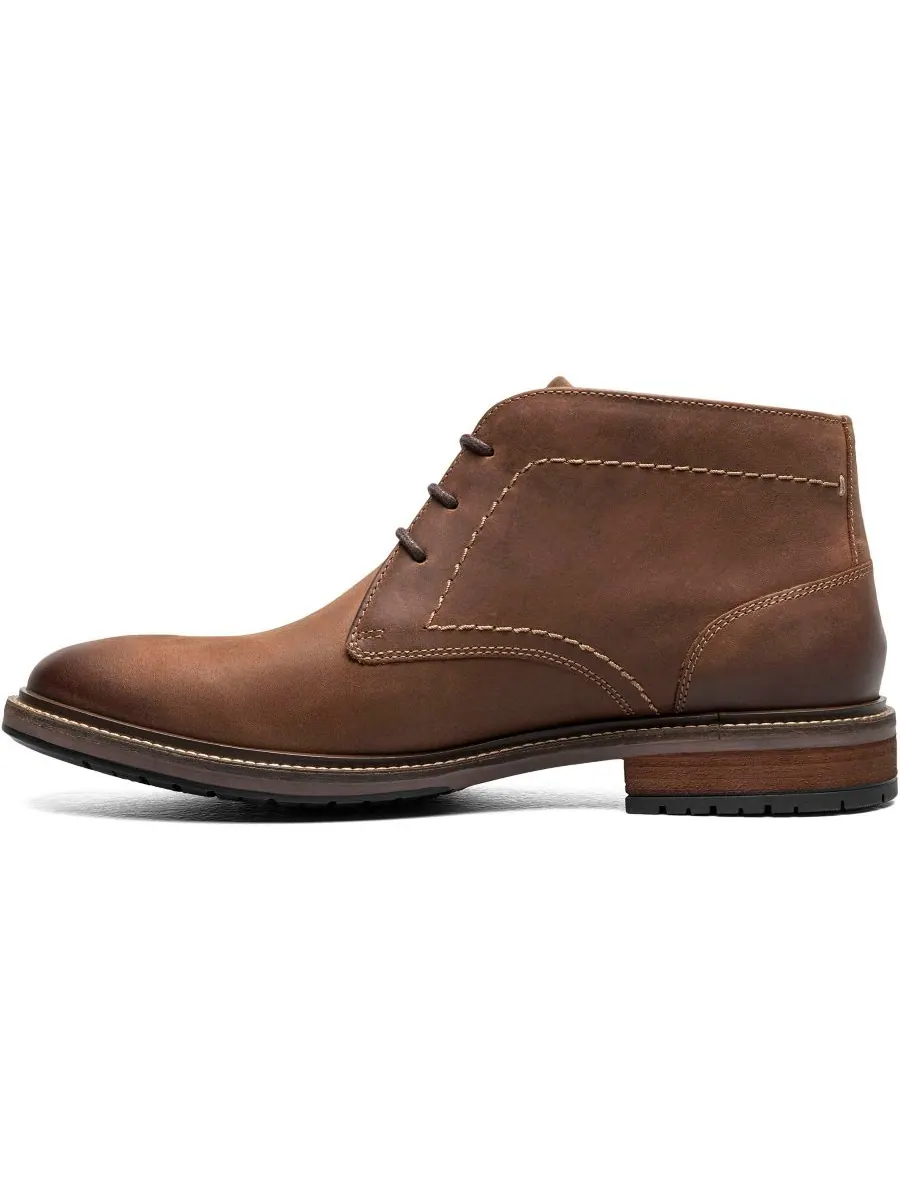 Мужские ботинки-чукка Forge с гладким носком Florsheim — изображение 6 из 8, коричневый