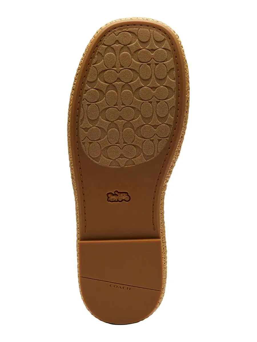 Сандалии-слайды COACH Sculpted C на платформе — изображение 5 из 5, прозрачный