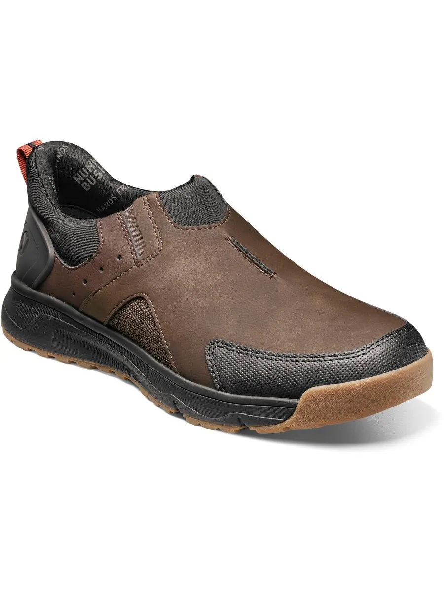 Мужские повседневные кроссовки Sedona EZ Moc Toe Slip On Nunn Bush — изображение 1 из 7, коричневый мульти