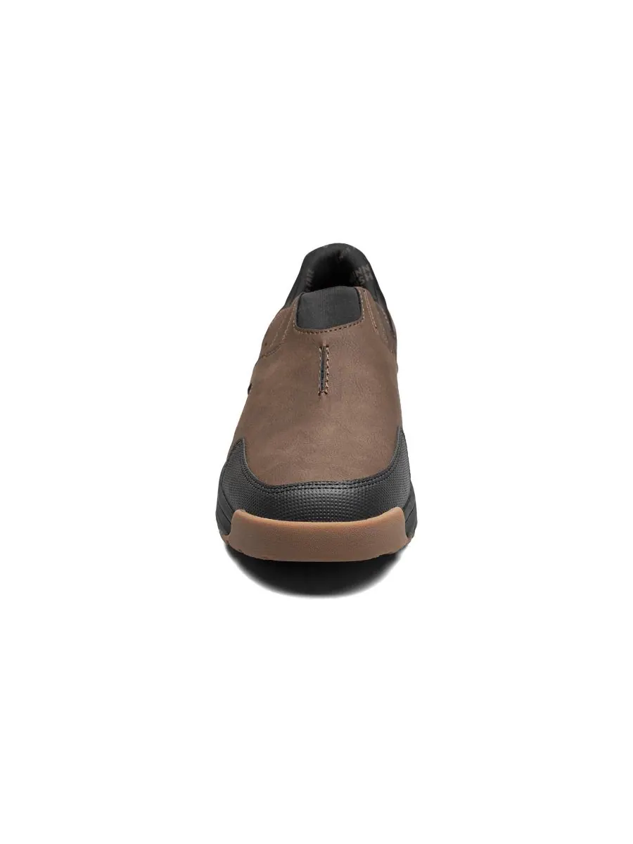 Мужские повседневные кроссовки Sedona EZ Moc Toe Slip On Nunn Bush — изображение 2 из 7, коричневый мульти