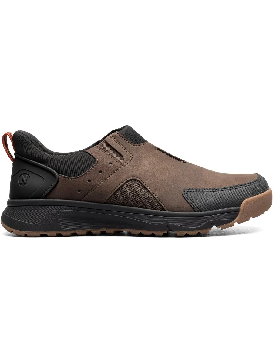 Мужские повседневные кроссовки Sedona EZ Moc Toe Slip On Nunn Bush — изображение 4 из 7, коричневый мульти