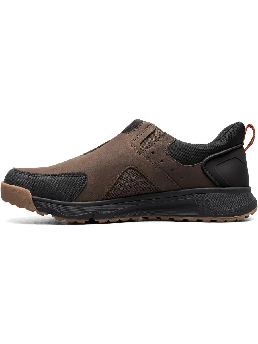 Мужские повседневные кроссовки Sedona EZ Moc Toe Slip On Nunn Bush — изображение 5 из 7, коричневый мульти