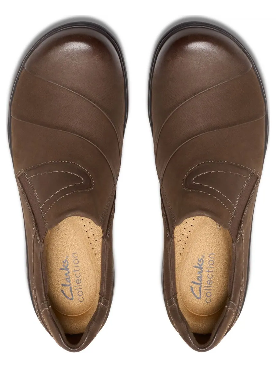 Лоферы женские Clarks Carleigh Abby, без шнурков — изображение 4 из 5, грибной