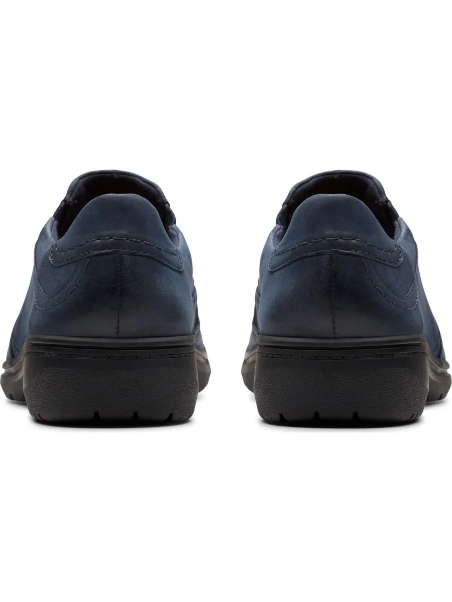 Лоферы женские Clarks Carleigh Abby, без шнурков, темно-синий нубук — изображение 3 из 5