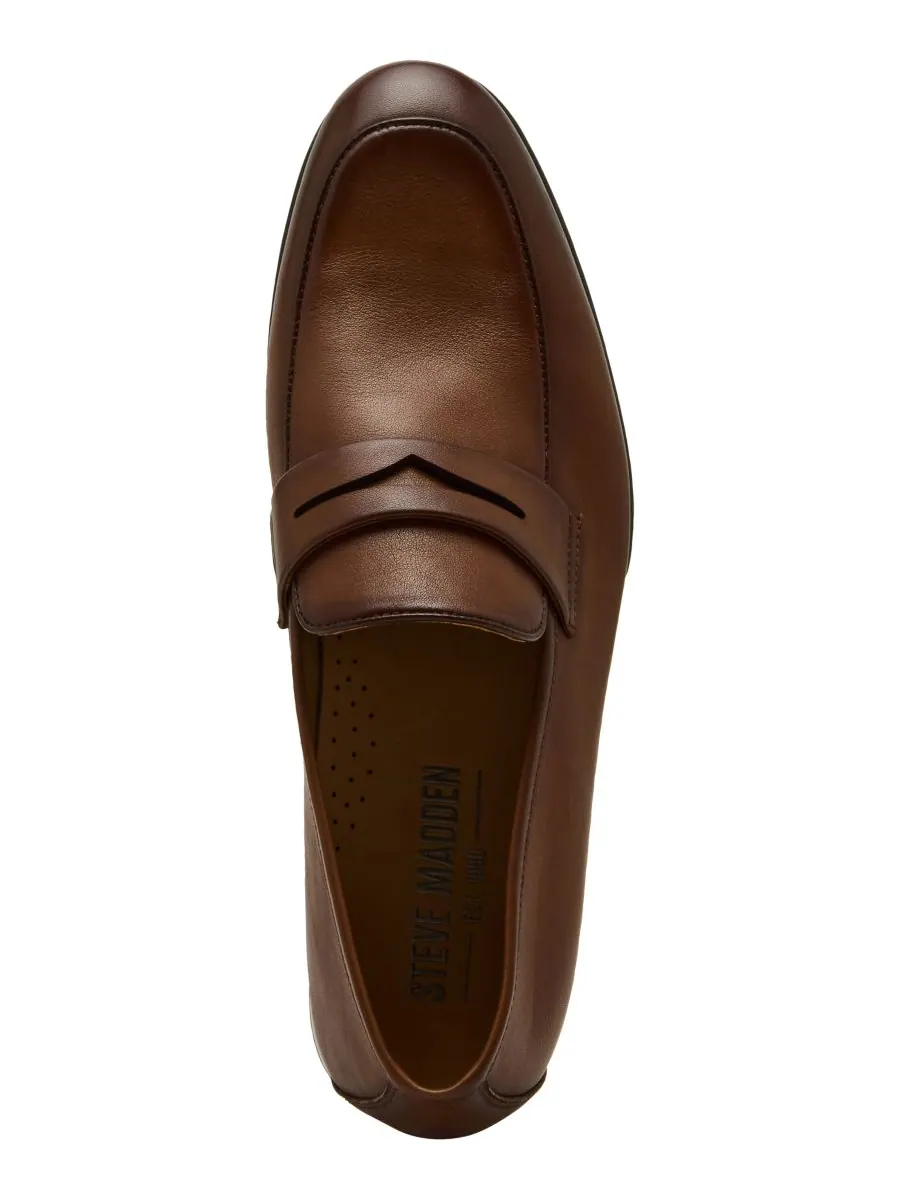 Мужские лоферы Belem без шнурков Steve Madden — изображение 4 из 7, коричневый
