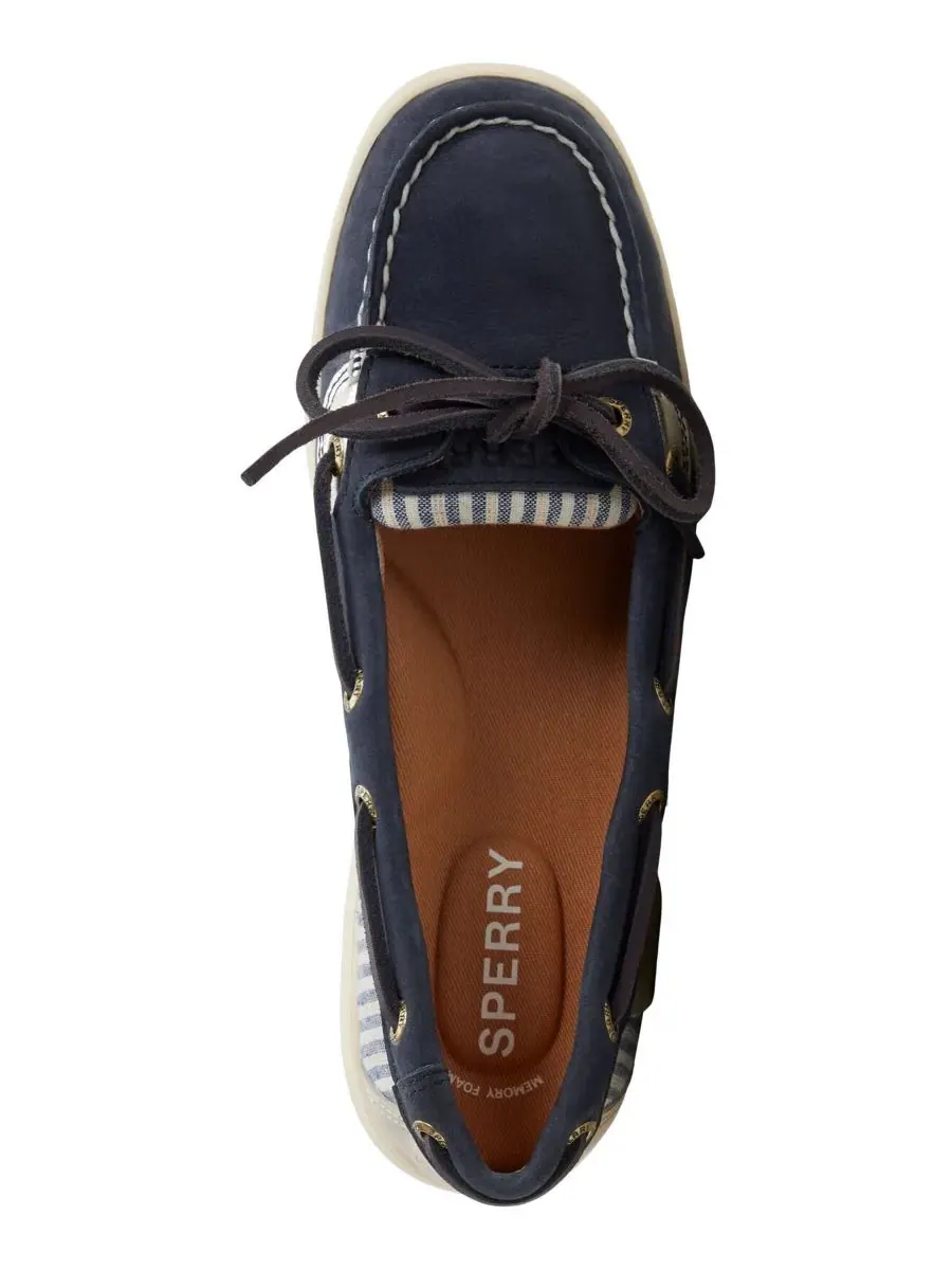 Женские лодочные туфли Angelfish с круглым носком Sperry — изображение 4 из 5, темно-синий