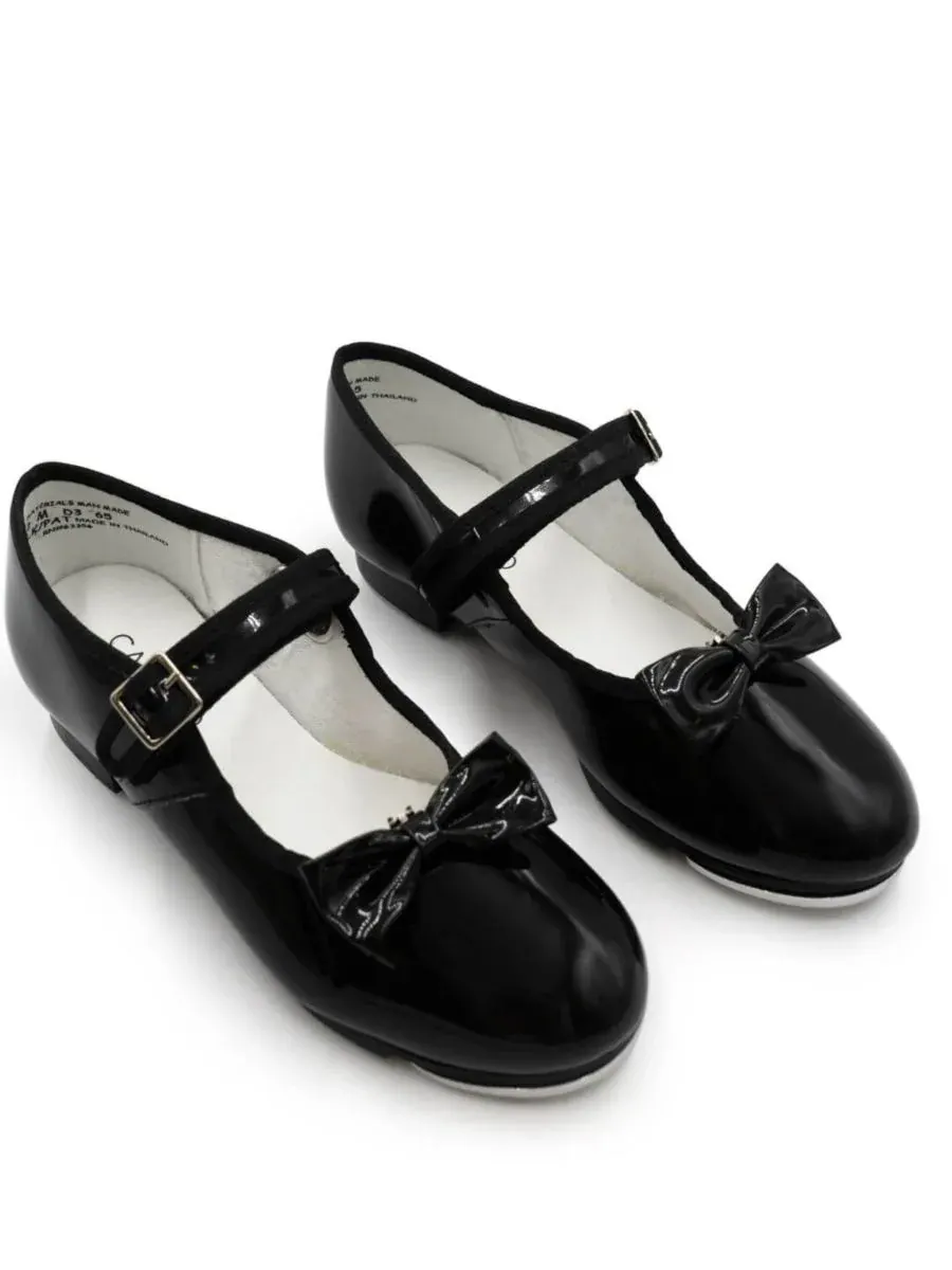 Capezio Девичьи туфли для чечетки Мэри Джейн — черный
