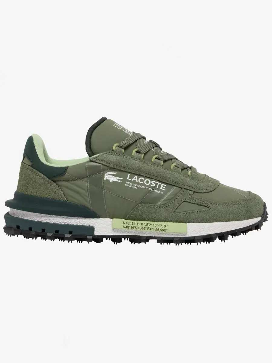 Мужские кроссовки на шнуровке Lacoste — изображение 2 из 10, зеленый