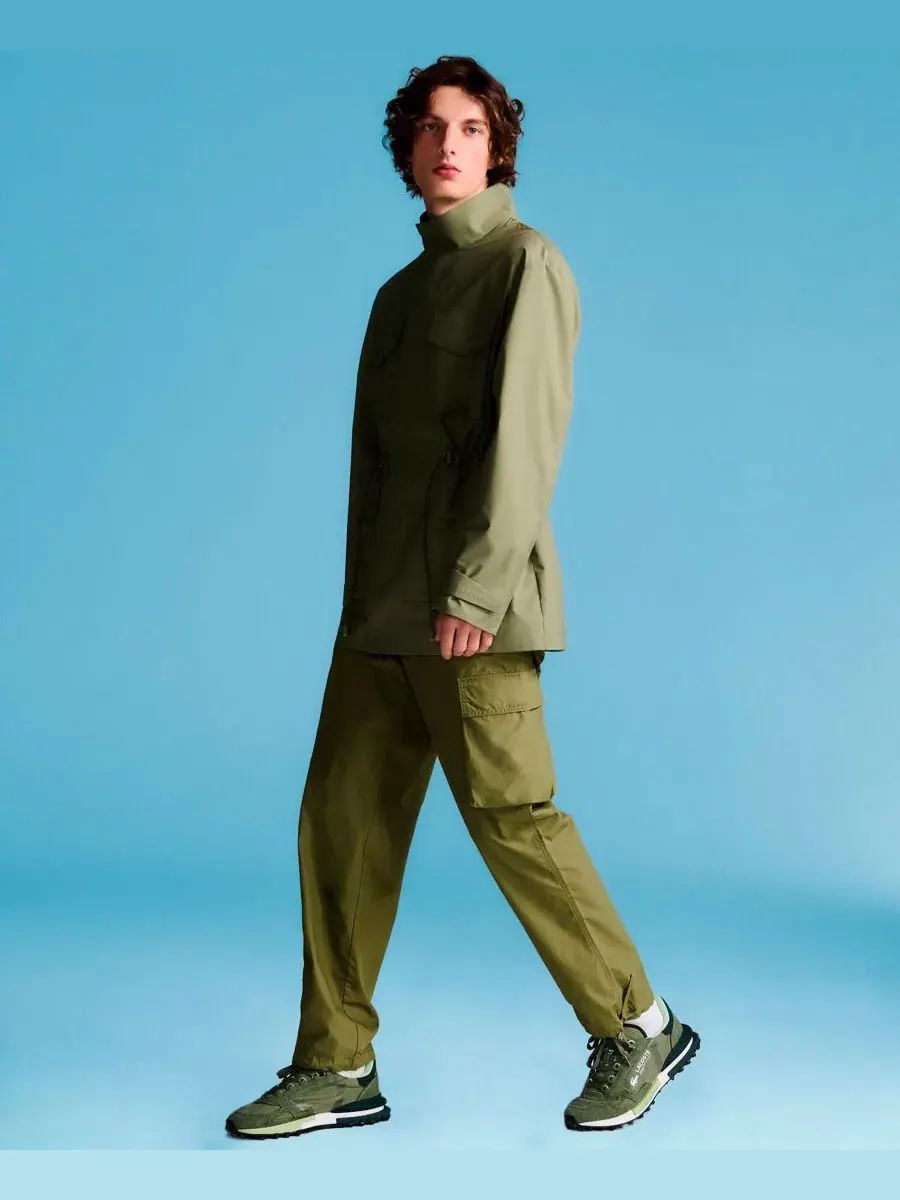 Мужские кроссовки на шнуровке Lacoste — изображение 8 из 10, зеленый