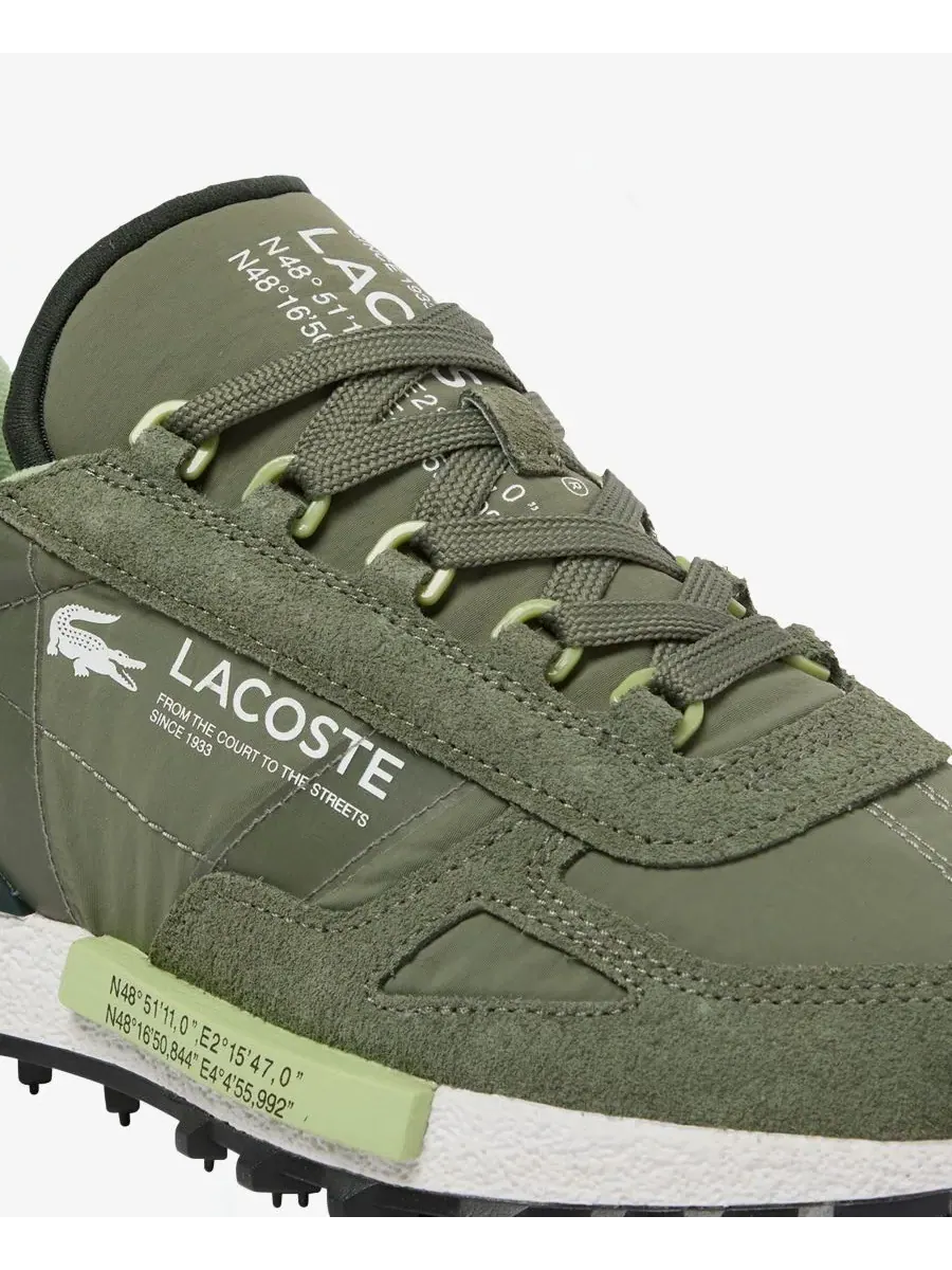 Мужские кроссовки на шнуровке Lacoste — изображение 9 из 10, зеленый