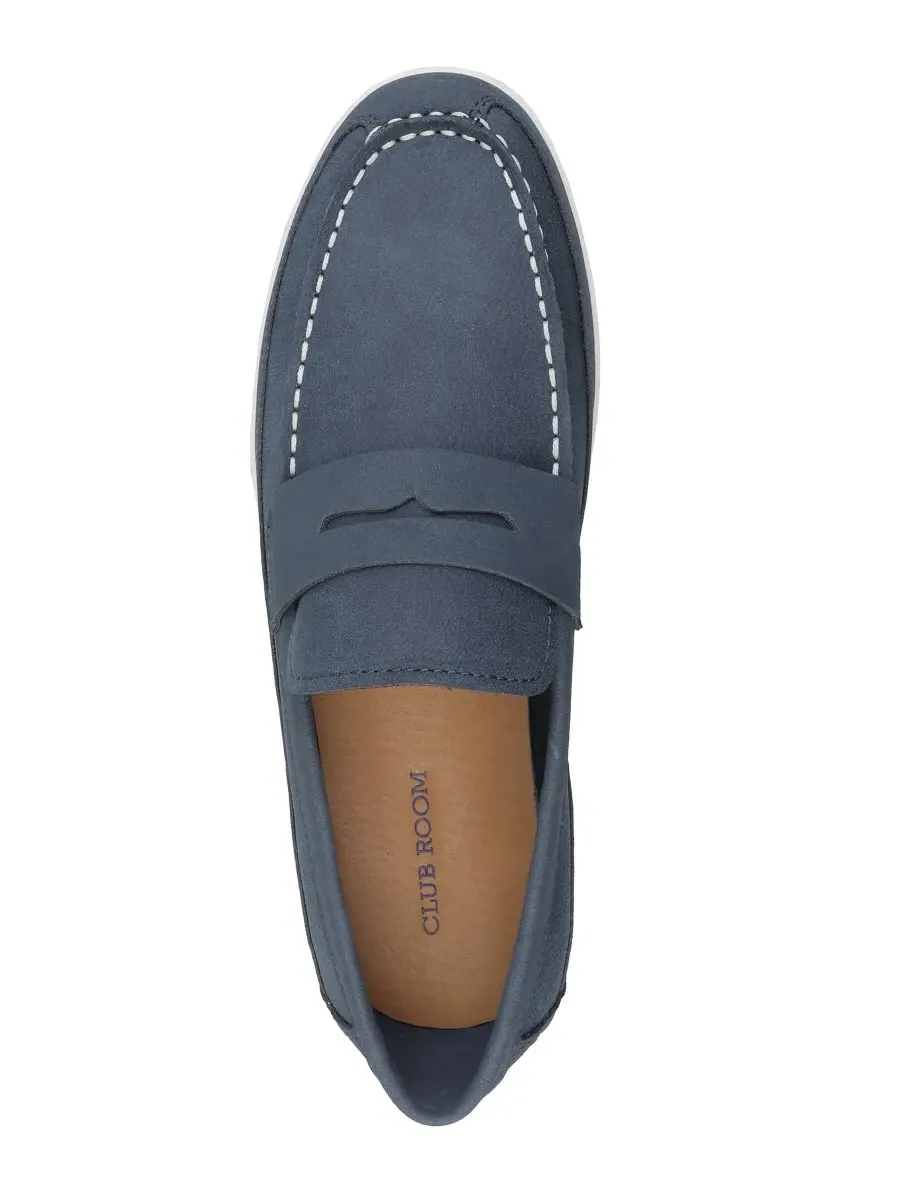 Club Room Мужские мокасины Pawny Driver Shoes — изображение 4 из 5, темно-синий