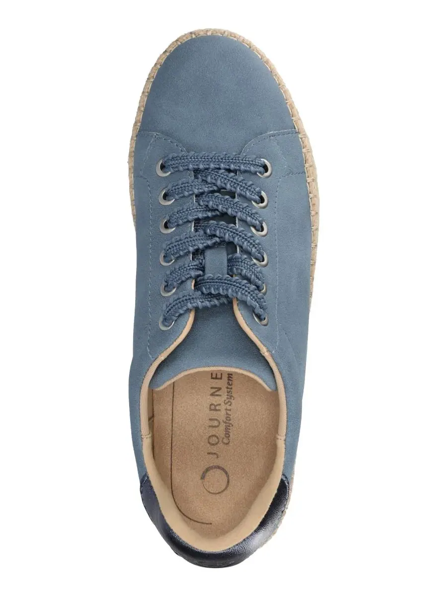 Женские кроссовки Cosima Esapdrille с круглым носком и шнуровкой Journee Collection — изображение 4 из 5