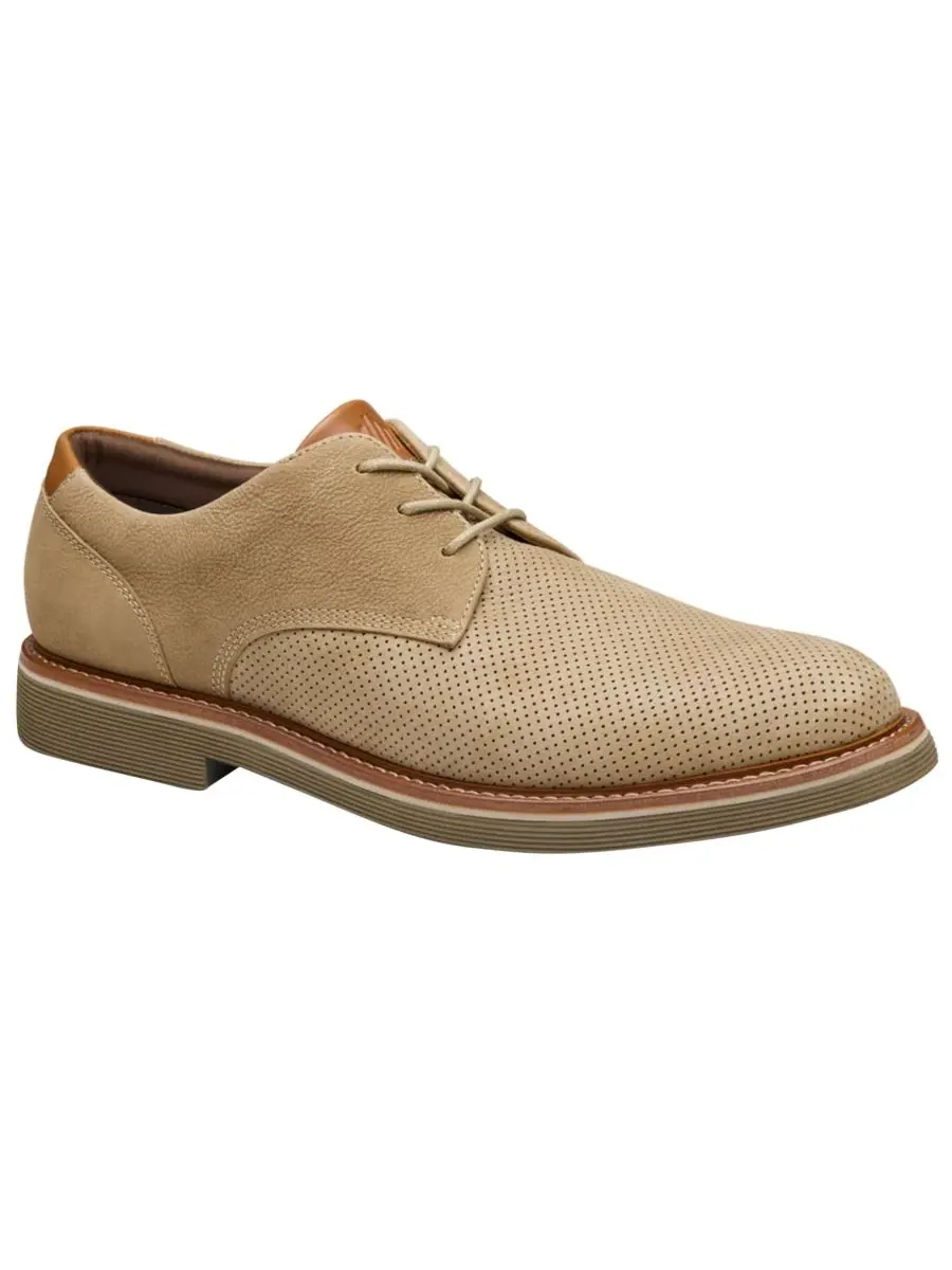 Men's Tyson Perfed Plain Toe Johnston & Murphy — изображение 1 из 5, тауп