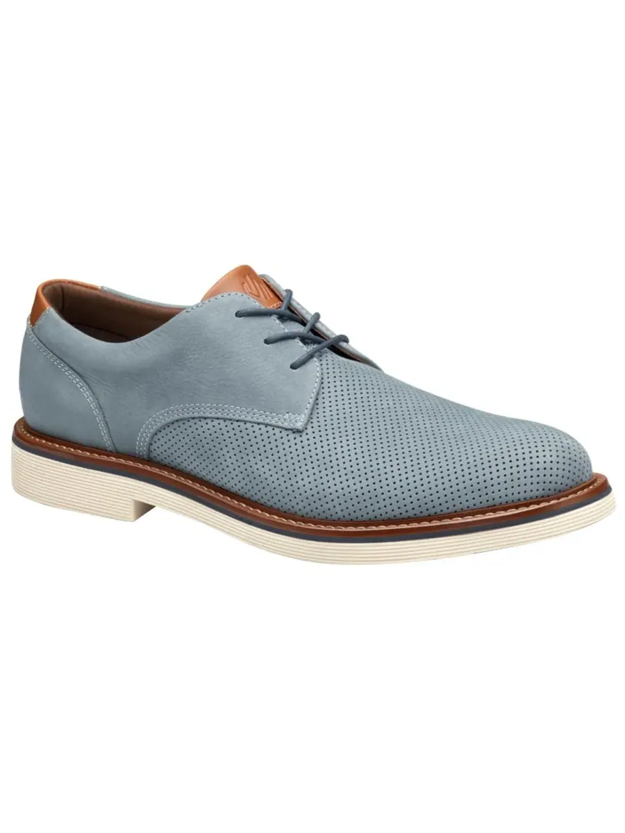 Men's Tyson Perfed Plain Toe Johnston & Murphy — изображение 1 из 5, джинсовый синий синий