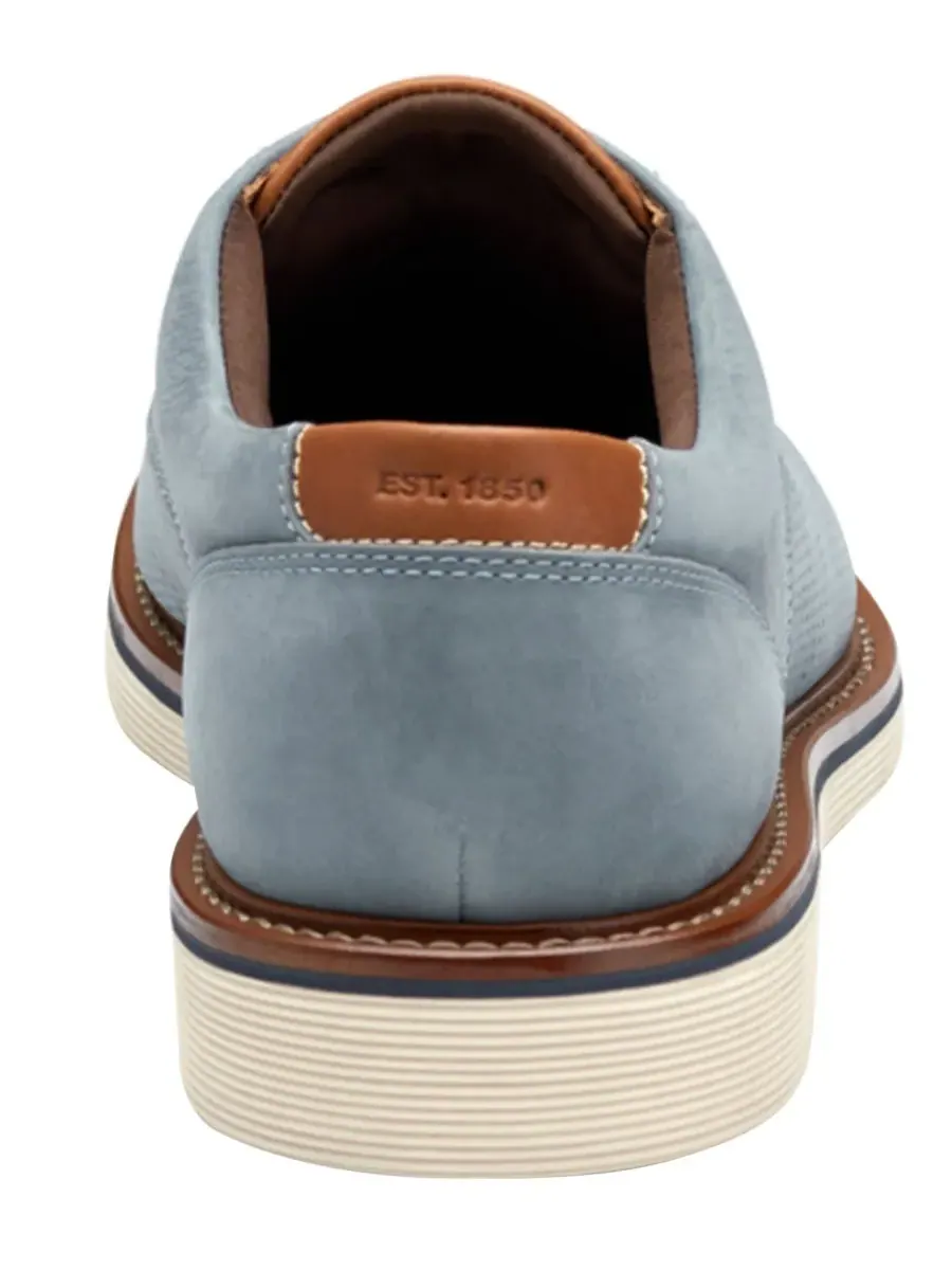Men's Tyson Perfed Plain Toe Johnston & Murphy — изображение 3 из 5, джинсовый синий синий