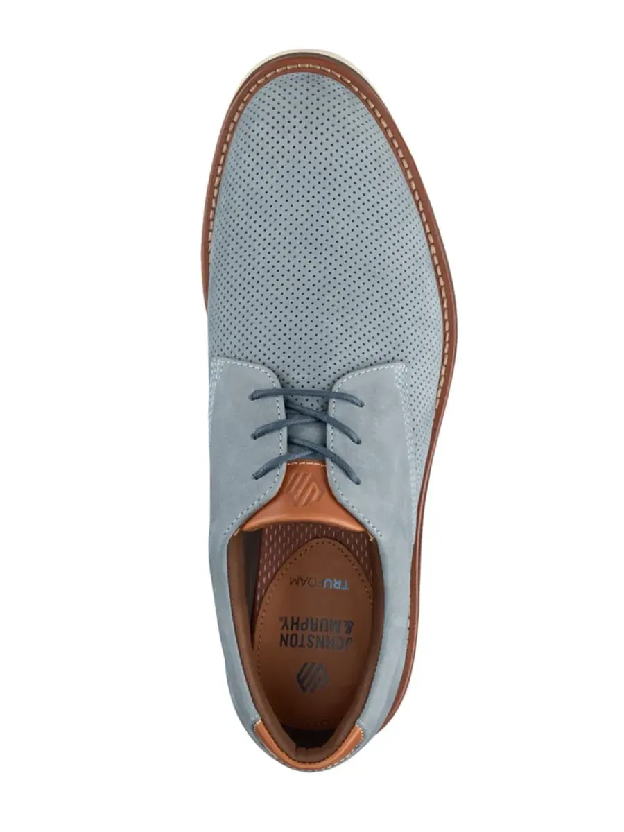 Men's Tyson Perfed Plain Toe Johnston & Murphy — изображение 4 из 5, джинсовый синий синий