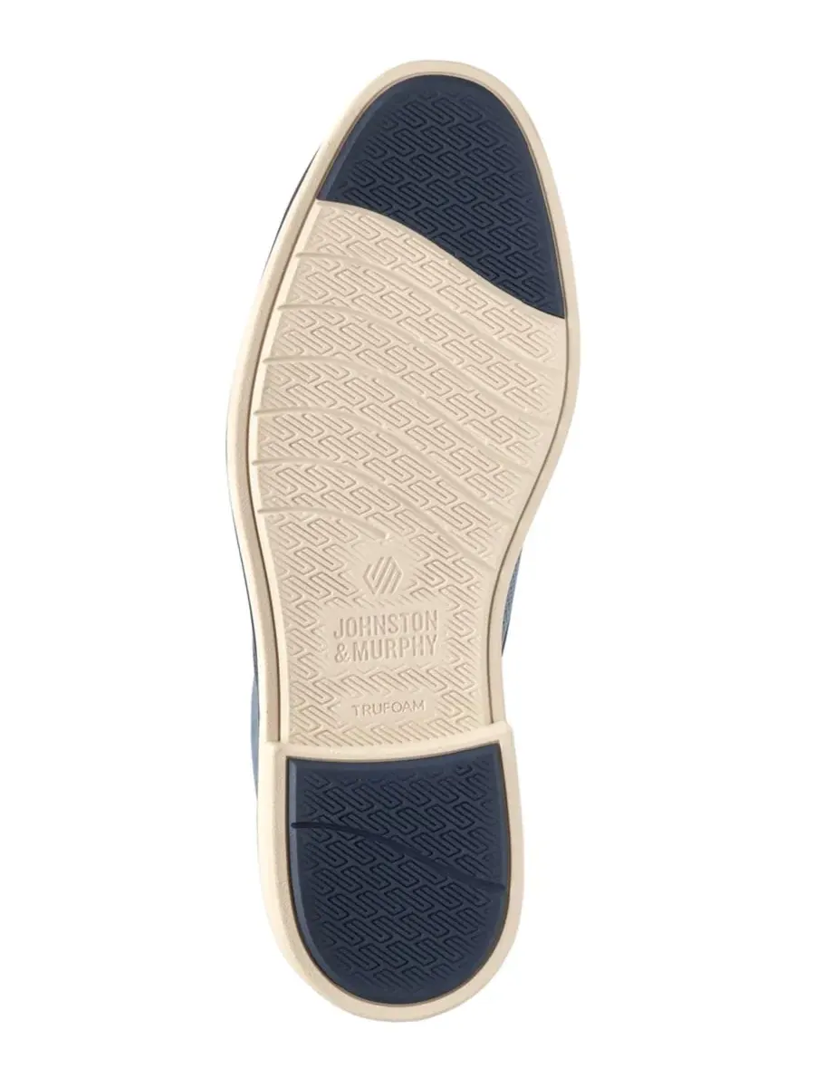 Men's Tyson Perfed Plain Toe Johnston & Murphy — изображение 5 из 5, джинсовый синий синий