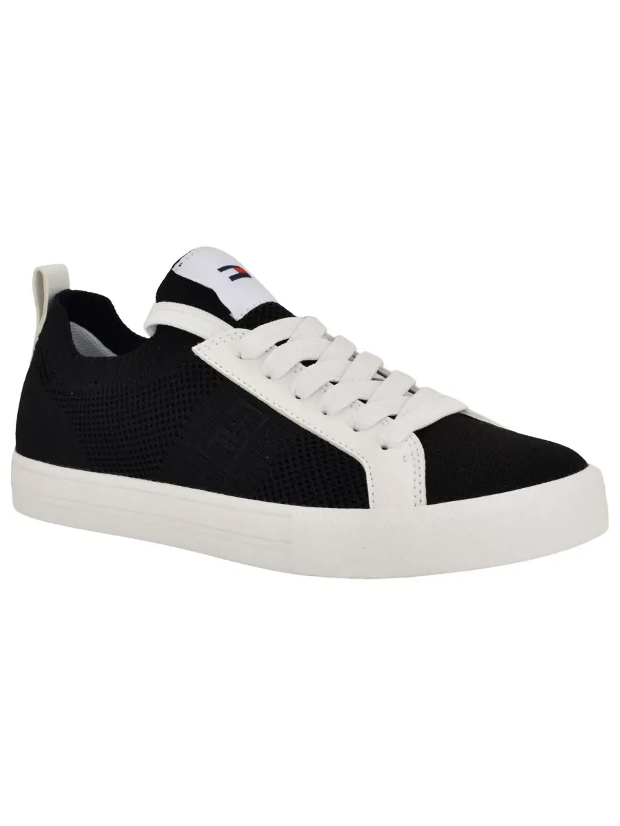 Женские вязаные кроссовки Ladelis на шнуровке Tommy Hilfiger — изображение 1 из 5, черный