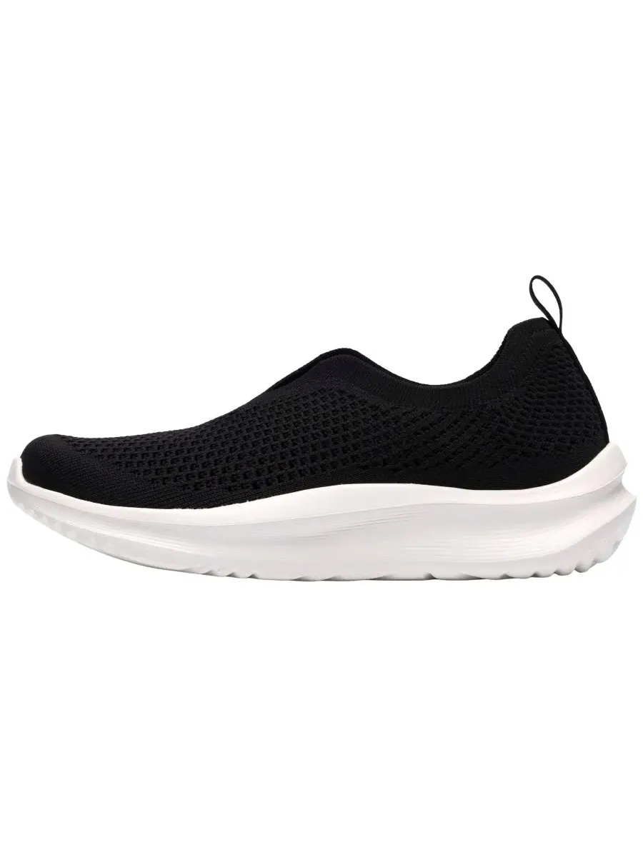 Кроссовки женские Clarks Cloudsteppers Solevana, вязаные, без шнурков — изображение 6 из 6, черный