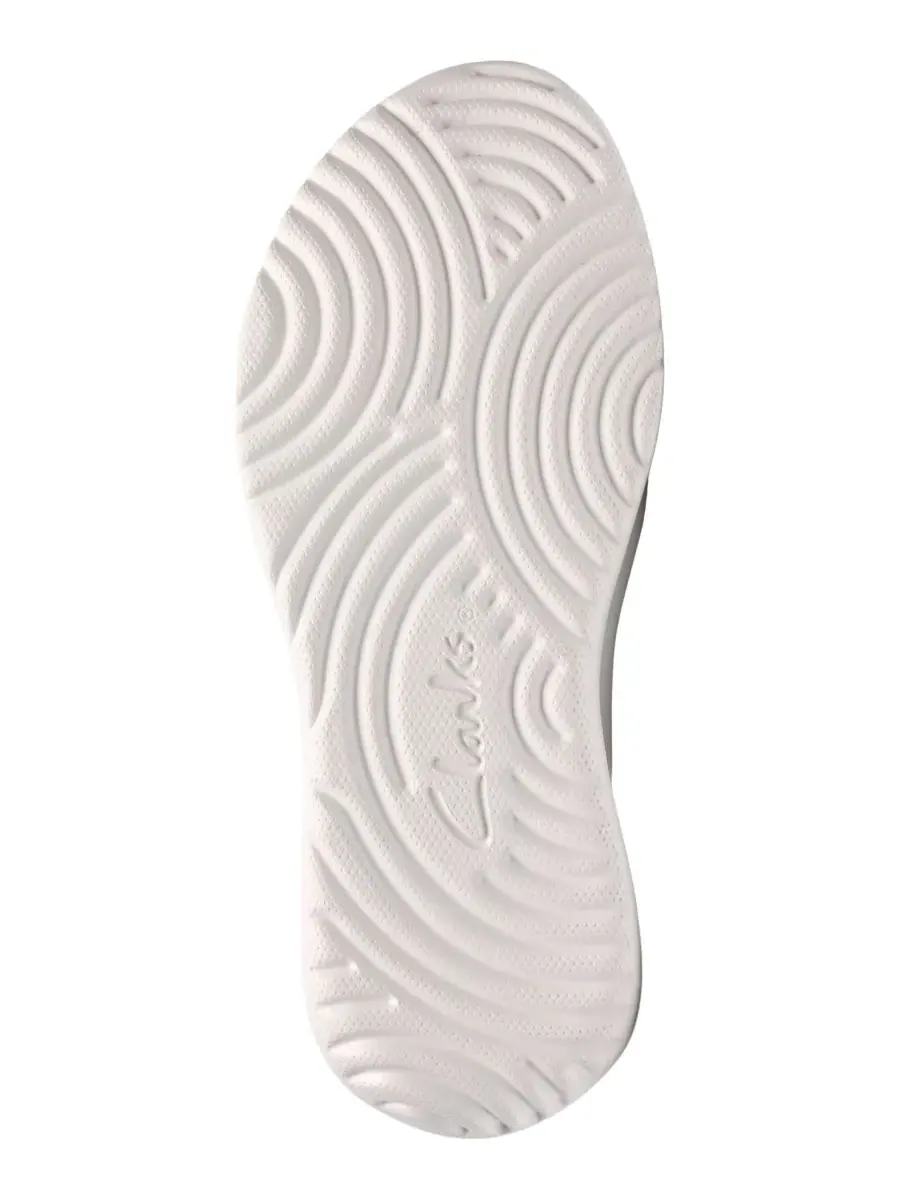Кроссовки женские Clarks Cloudsteppers Solevana, вязаные, круглый носок — изображение 5 из 6, шалфейный