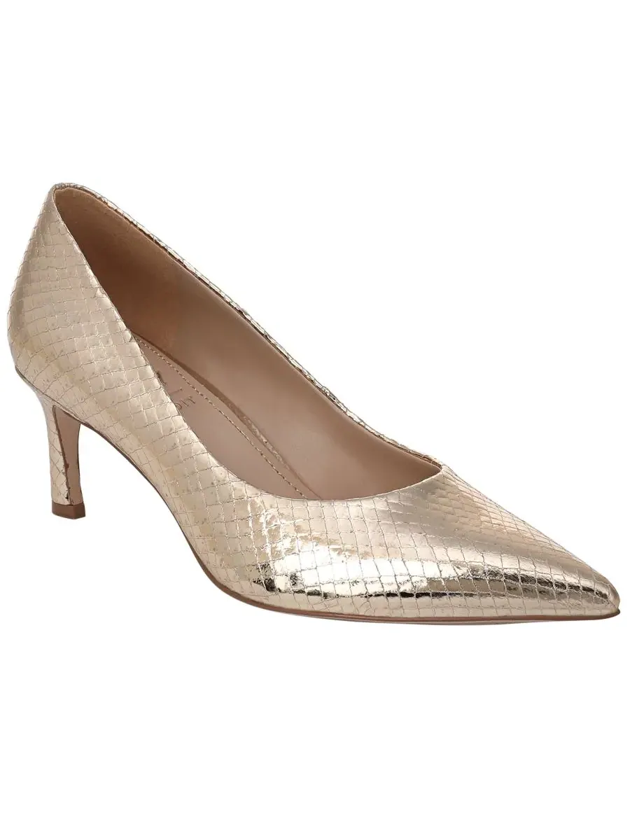Женские туфли-лодочки Francis на шпильке Naturalizer, Champagne Metallic Leather — изображение 1 из 5