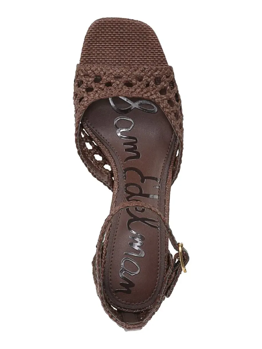 Женские сандалии Peyton с ремешками Sam Edelman — изображение 4 из 5, коричневый