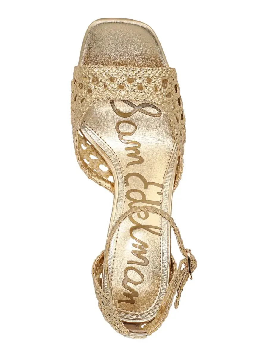 Женские сандалии Peyton с ремешками Sam Edelman — изображение 4 из 5, золотистый