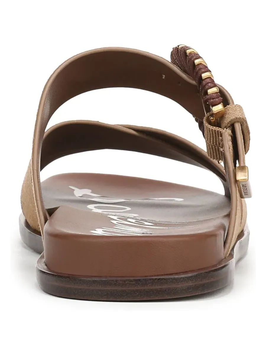Женские сандалии-шлепанцы Lucy Sam Edelman — изображение 3 из 5, коричневый