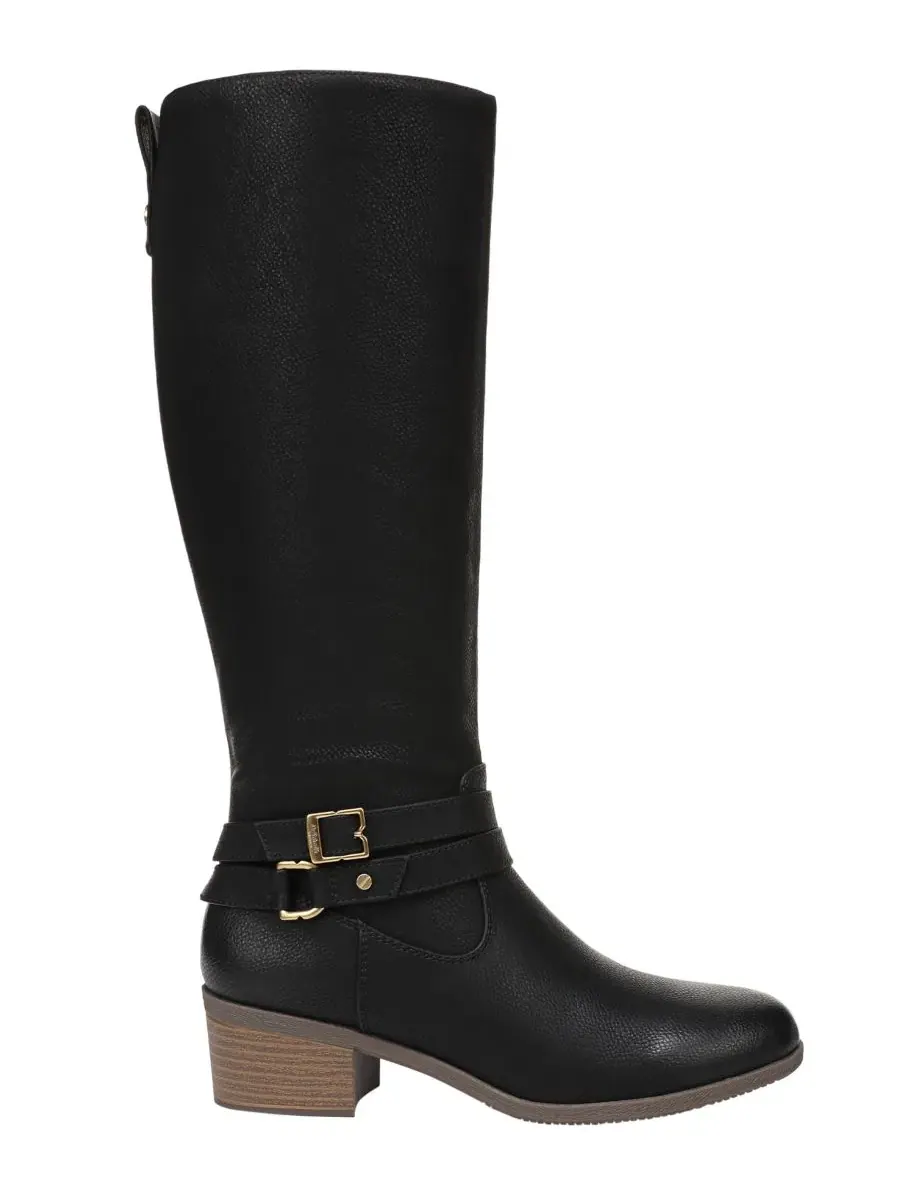 Женские высокие сапоги Ivy Zip с круглым носком Dr. Scholl'S — изображение 2 из 5, черный