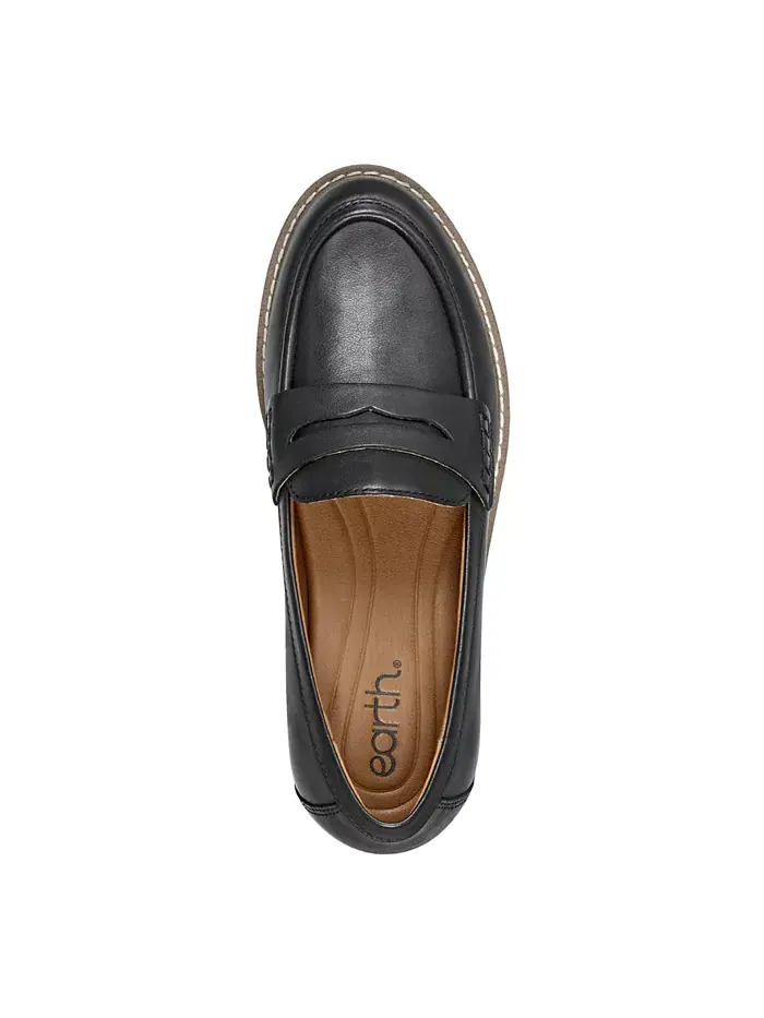 Женские лоферы Javas Slip-On Penny Earth — изображение 4 из 6, черный