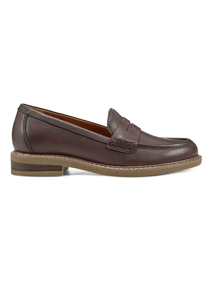 Женские лоферы Javas Slip-On Penny Earth — изображение 2 из 6, коричневый