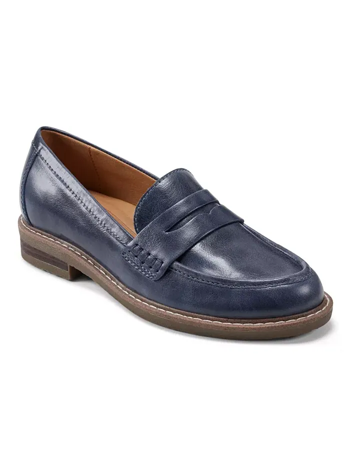 Женские лоферы Javas Slip-On Penny Earth — изображение 1 из 6, темный синий