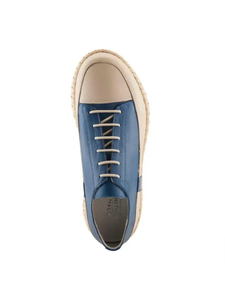 Кроссовки женские Surana Slip-On Fashion с кожаной стелькой Spring Step — изображение 3 из 7, синий мульти