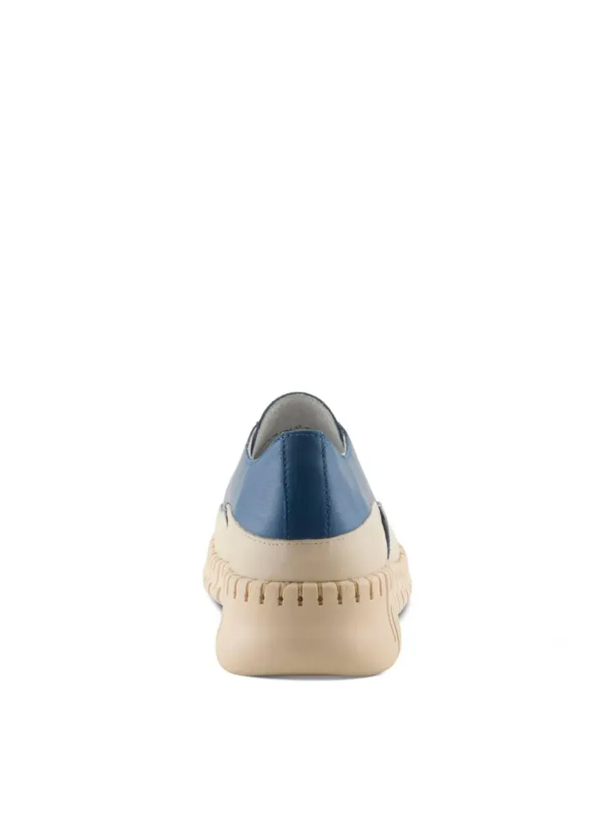 Кроссовки женские Surana Slip-On Fashion с кожаной стелькой Spring Step — изображение 4 из 7, синий мульти