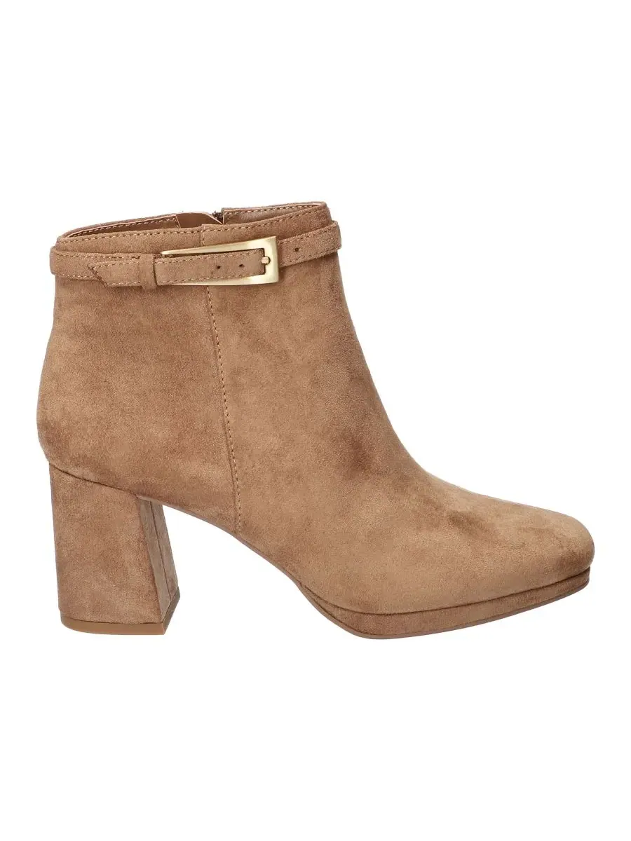 Ботильоны на каблуке Hudson с пряжкой Bella Vita, Saddle Suede — изображение 2 из 6