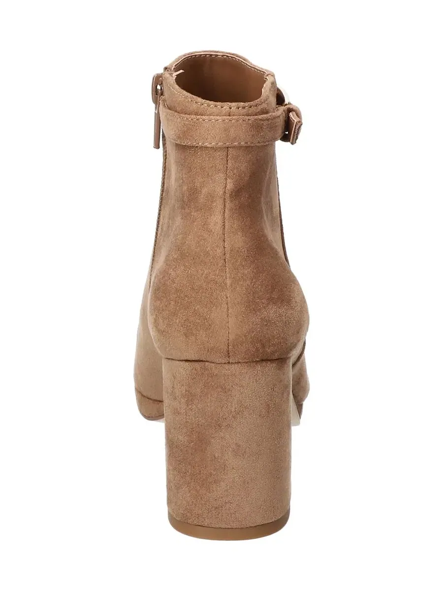 Ботильоны на каблуке Hudson с пряжкой Bella Vita, Saddle Suede — изображение 3 из 6