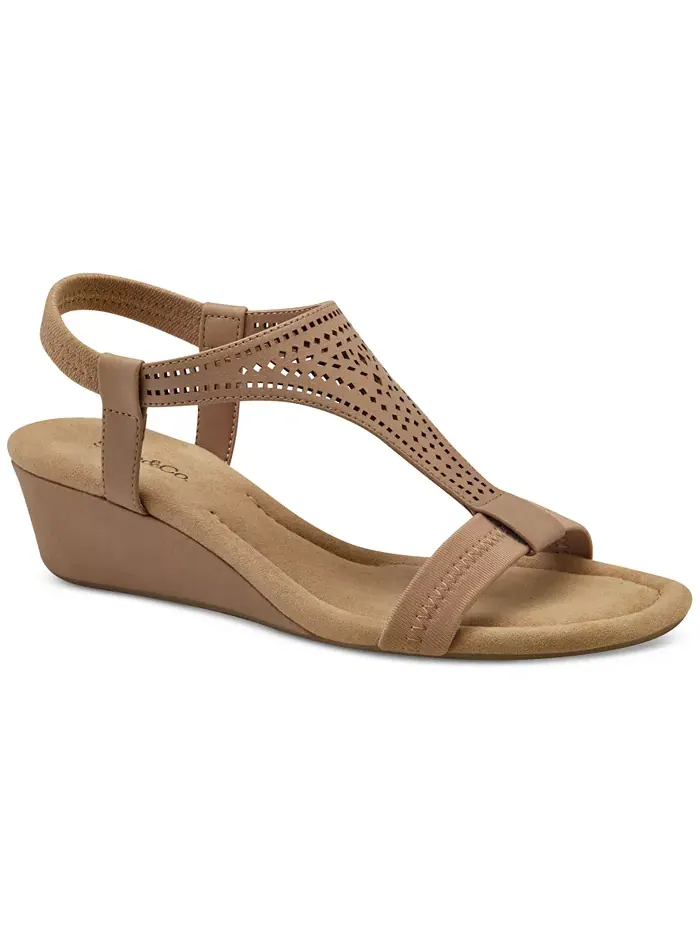 Женские босоножки-кюлоты Step N Flex Vacanzaa Style & Co — изображение 1 из 6, коричневый/бежевый
