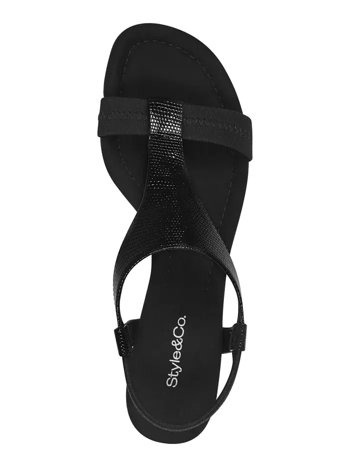 Женские босоножки-кюлоты Step N Flex Vacanzaa Style & Co — изображение 4 из 6, черный